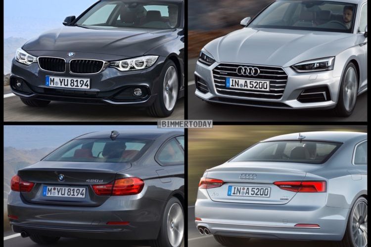 Auto Express tests BMW 4 Series Coupe vs Audi A5 Coupe