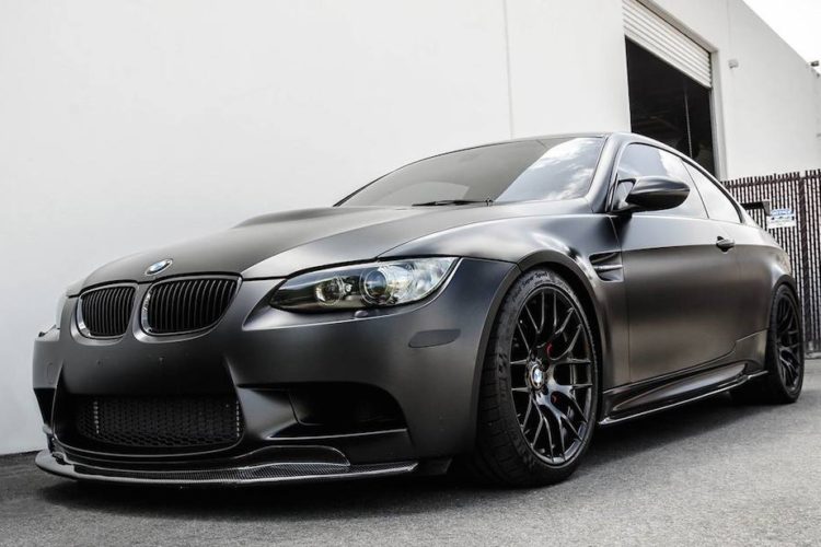 Frozen Black BMW E92 M3 Has Menacing Looks and Over 600 HP