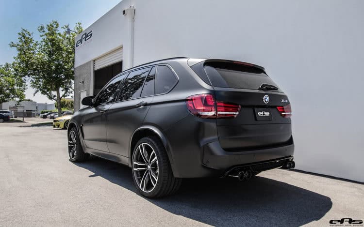 Matte Black BMW X5 M Gets Some Aftermarket Goodies Installed