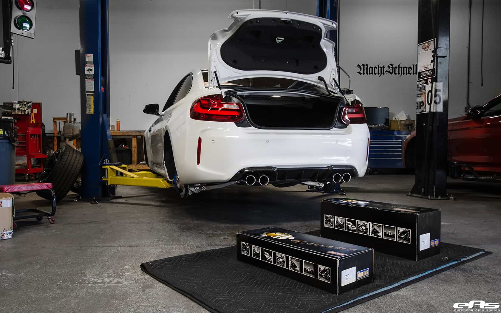 2016 Alpine White F87 M2 Gets An Ohlins Road And Track Suspension Upgrade