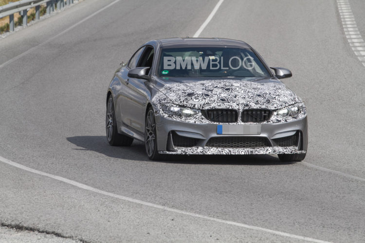 2017 BMW M4 Facelift spotted with new aero package