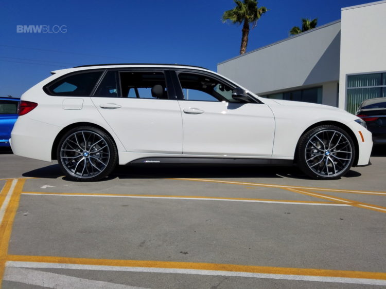 Side view of the BMW 328d Sports Wagon