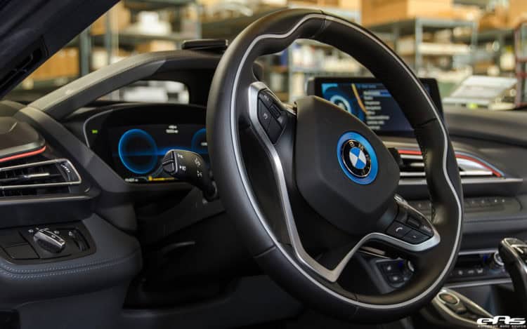 Crystal White Pearl Metallic With A Frozen Grey Accent BMW i8