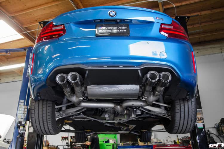 Long Beach Blue Metallic BMW M2 Gets An M Performance Exhaust