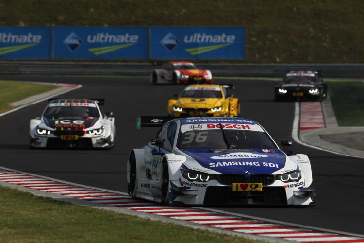 Marco Wittmann finished fourth in Sunday’s race at Hungaroring
