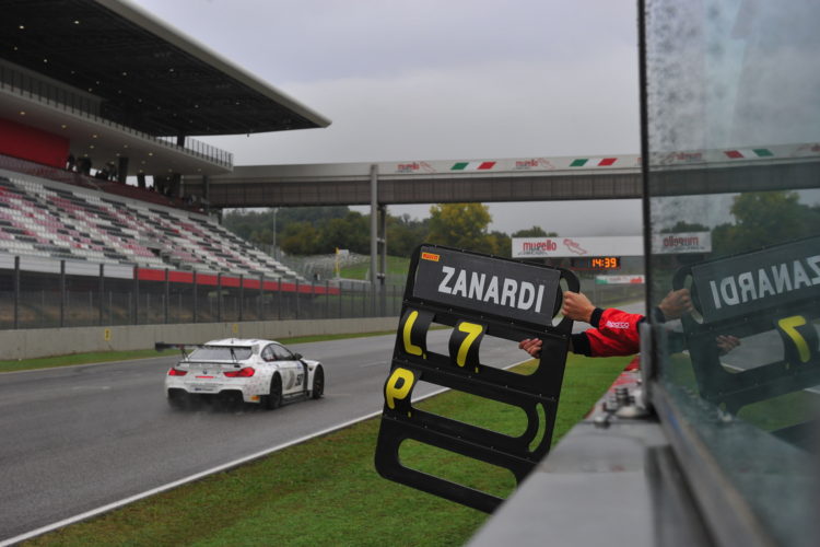 Alessandro Zanardi finishes sixth in the BMW M6 GT3