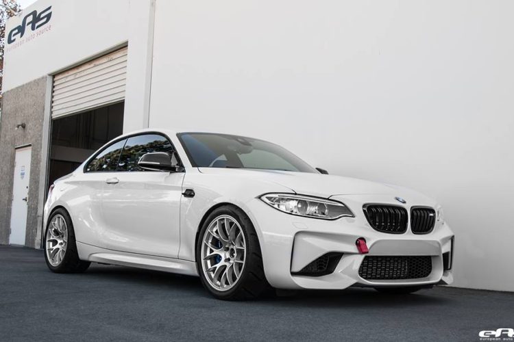 Alpine White BMW M2 gets a few upgrades at EAS