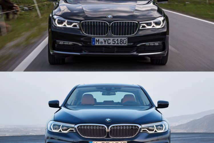 2017 BMW G30 5 Series vs. BMW G11 7 Series – Photo Comparison