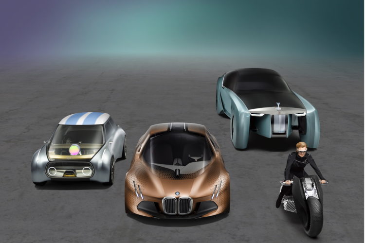 The family of BMW VISION NEXT 100 Concepts