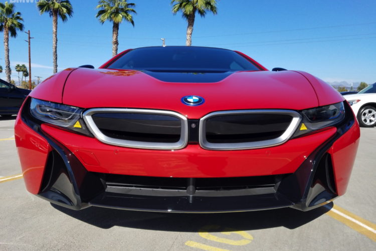 BMW i8 Protonic Red shows up at local dealerships