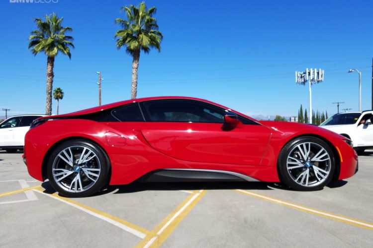 BMW i8 Protonic Red and Fronze Orange introduced at Goodwood Festival