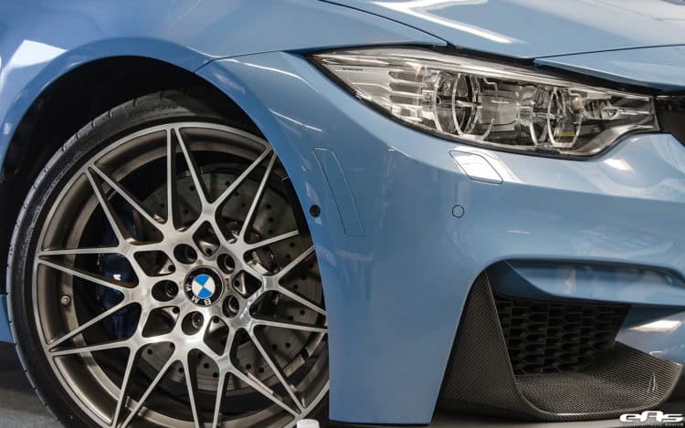 Yas Marina Blue BMW M3 With A Competition Package Gets IND Cosmetic Details Installed