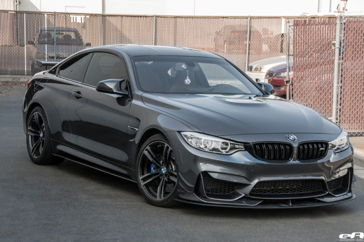 Mineral Grey BMW M4 Gets AC Schnitzer Aero at EAS
