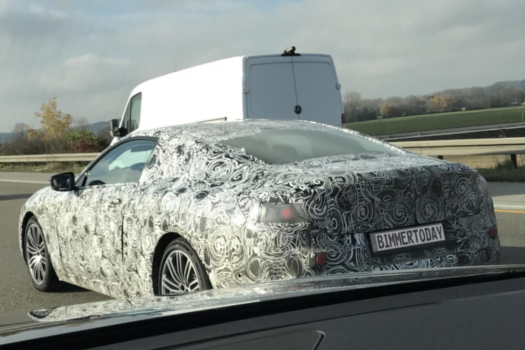 2018 BMW 8 Series spotted on the Autobahn