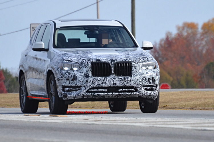 Upcoming BMW X3 M40i drops some of its camo