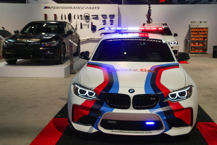 BMW M Performance Parts exhibit at SEMA 2016
