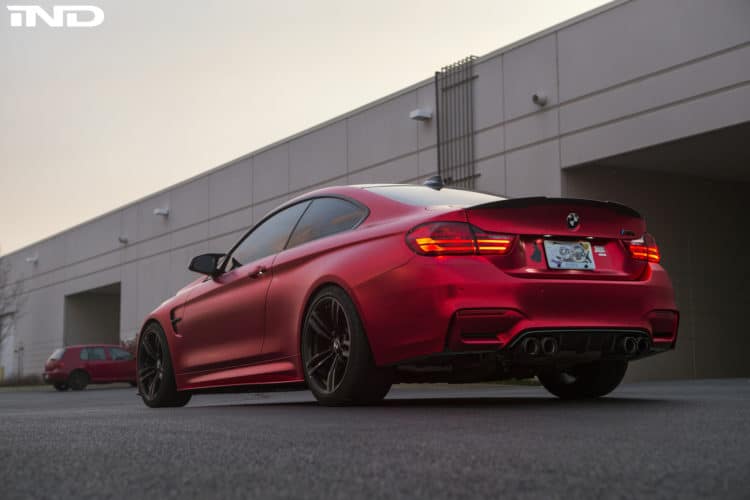 Matte Red BMW M4 By IND Distribution