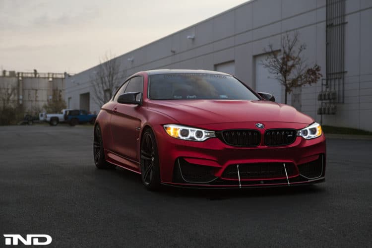 Photoshoot: This Matte Red BMW M4 Is A Thing Of Beauty
