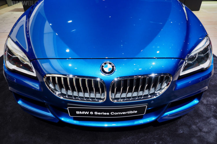 BMW 6 Series Convertible in Sonic Speed Blue at 2017 Detroit Auto Show