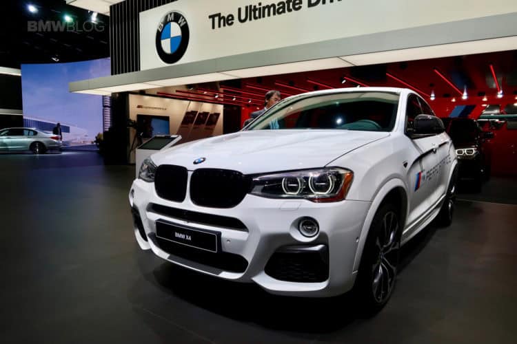 2017 Detroit Auto Show: BMW X4 M40i decked out with M Performance Parts