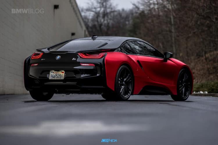 BMW i8-Frozen Red Satin Conform Chrome-10