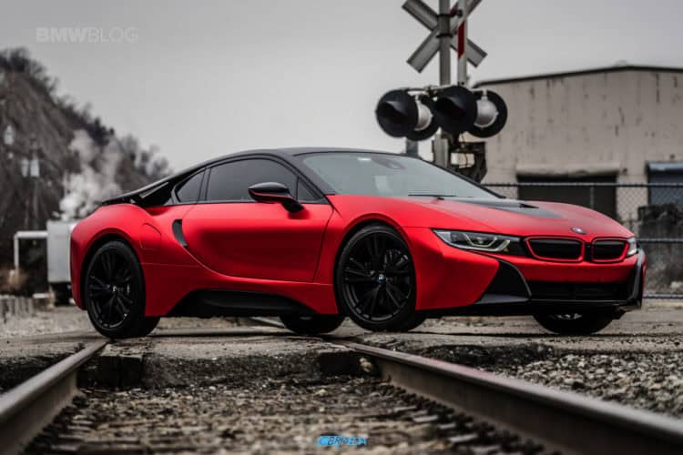 BMW i8-Frozen Red Satin Conform Chrome-15