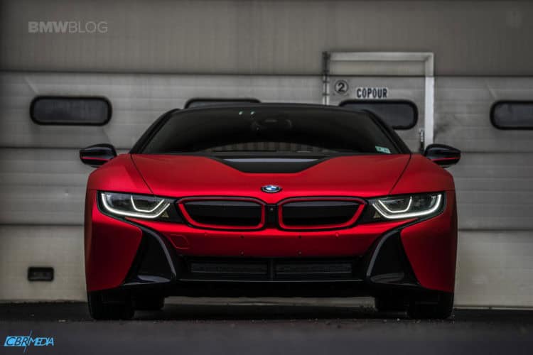 BMW i8-Frozen Red Satin Conform Chrome-26
