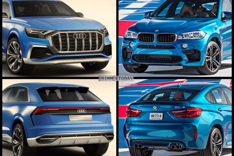 Photo Comparison: Audi Q8 vs BMW X6 M