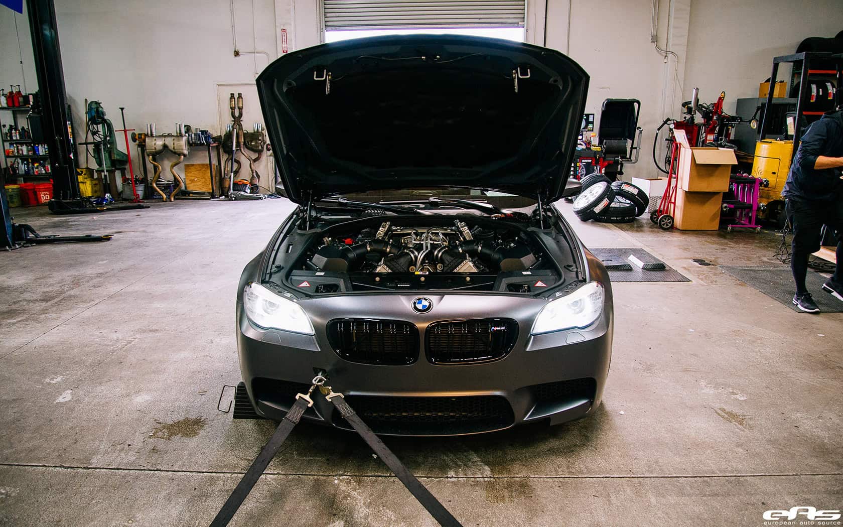 Frozen Gray BMW M5 With ADV.1 Wheels