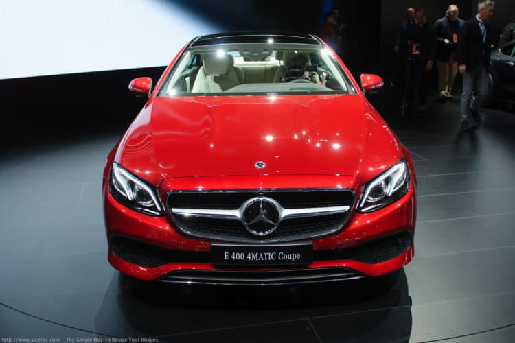 2018 Mercedes-Benz E-Class Coupe removes two doors and comes to Detroit
