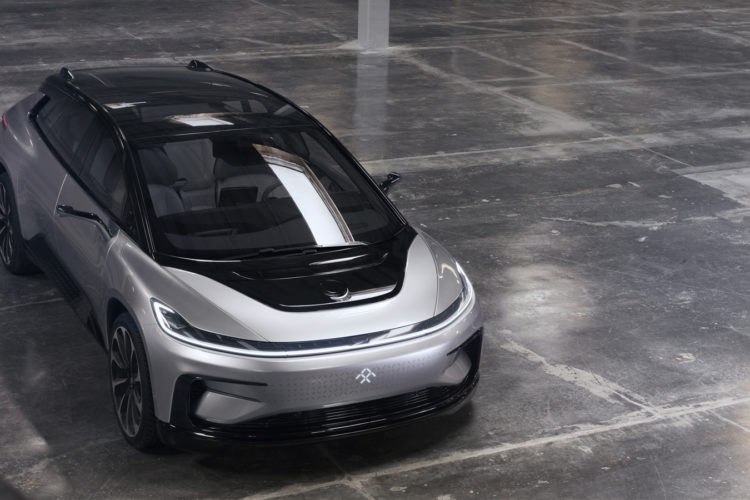 Faraday Future launches its first electric car – the FF 91