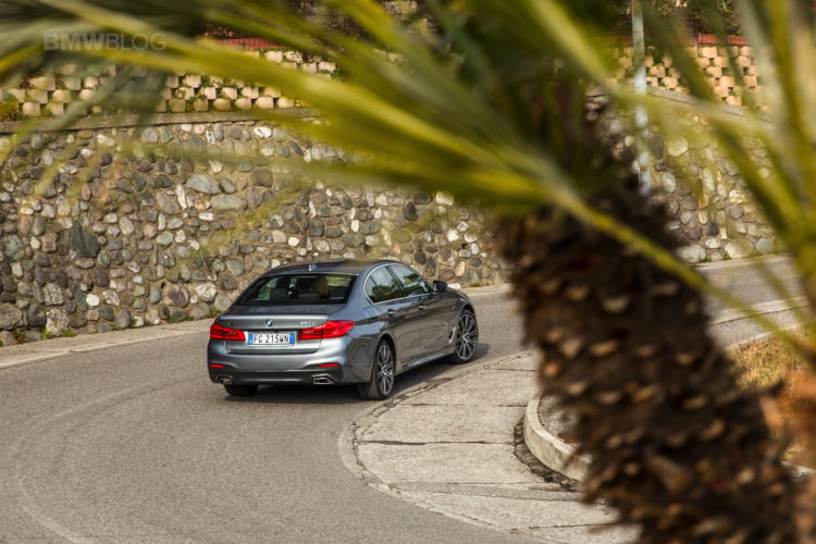 2017 BMW 5 Series goes for a photoshoot in Italy