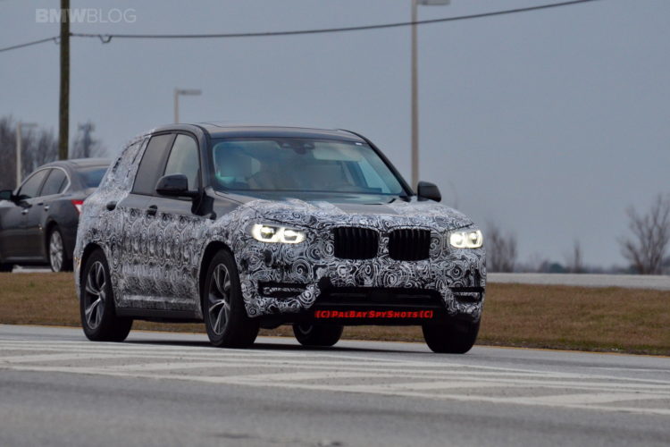 Spy Photos: 2018 BMW X3 shows new wheel design