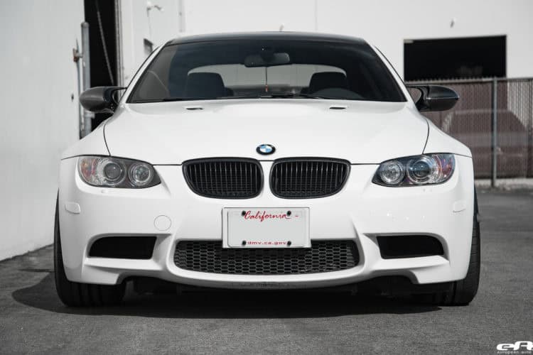 Alpine White BMW E92 M3 gets some aftermarket upgrades