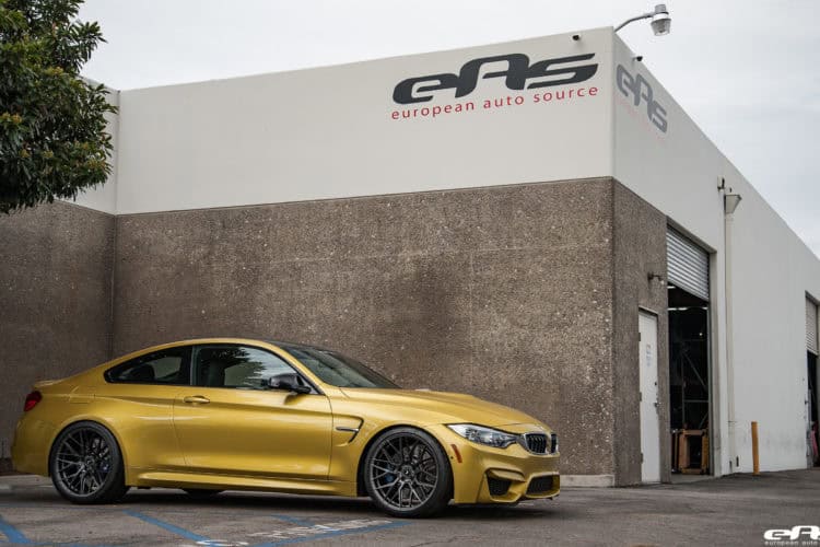 Beautiful Austin Yellow BMW M4 Gets Vorsteiner V-FF 107 Flow Forged Wheels