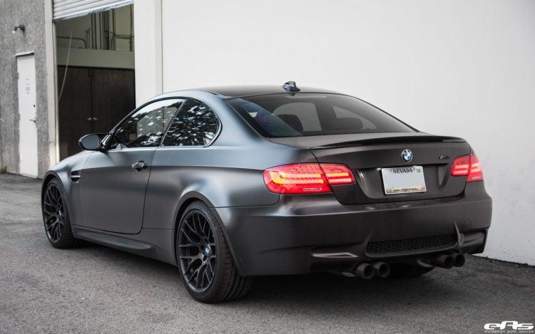 Matte Black BMW E92 M3