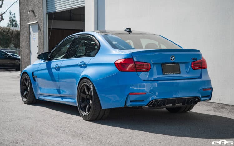 Yas Marina Blue BMW M3 With M Performance Goodie