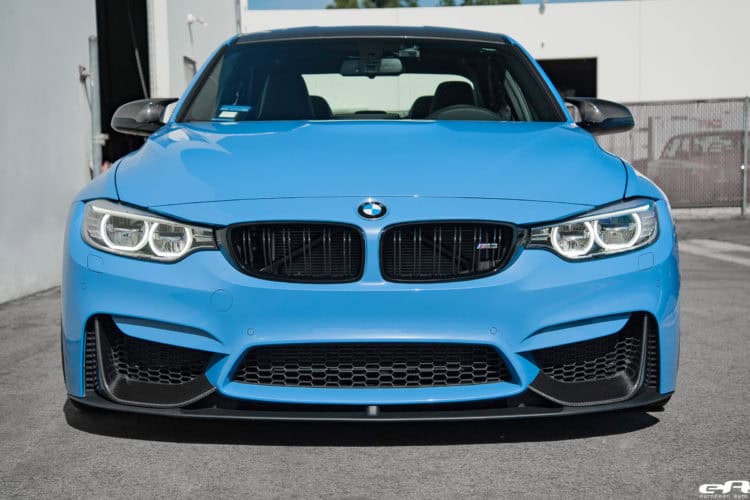 Yas Marina Blue BMW M3 With M Performance Goodies & Volk Wheels