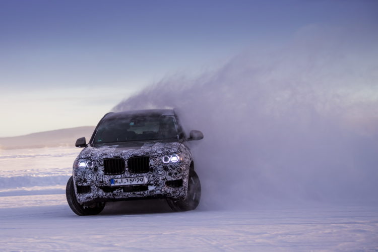 Official Spy Photos: The new BMW X3 undergoes winter testing