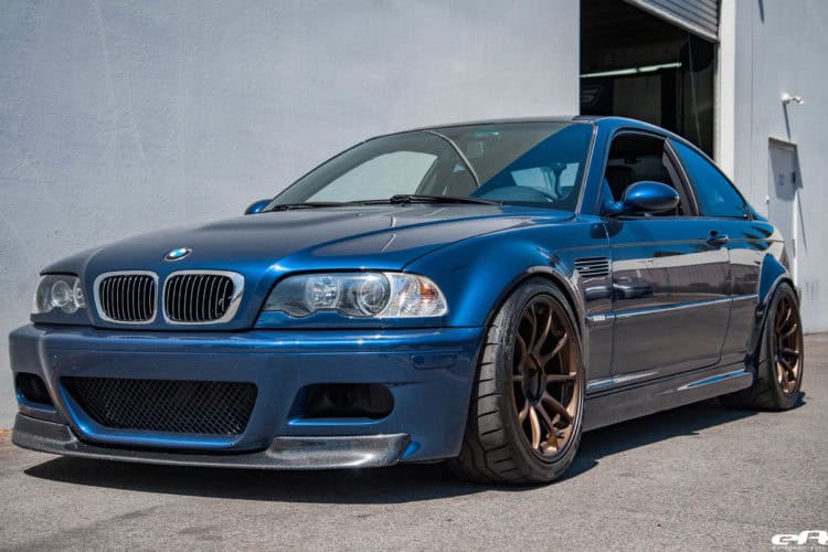 A Mystic Blue BMW E46 M3 Gets Aftermarket Goodies At European Auto Source