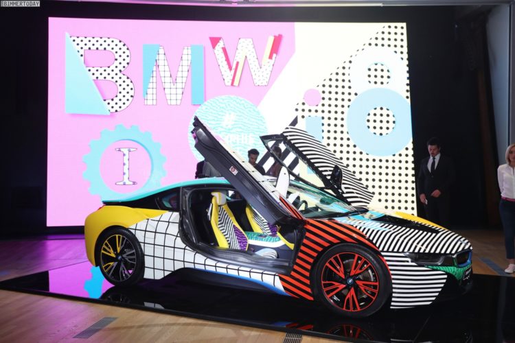 New photos of the stylish BMW i8 Memphis Style Edition