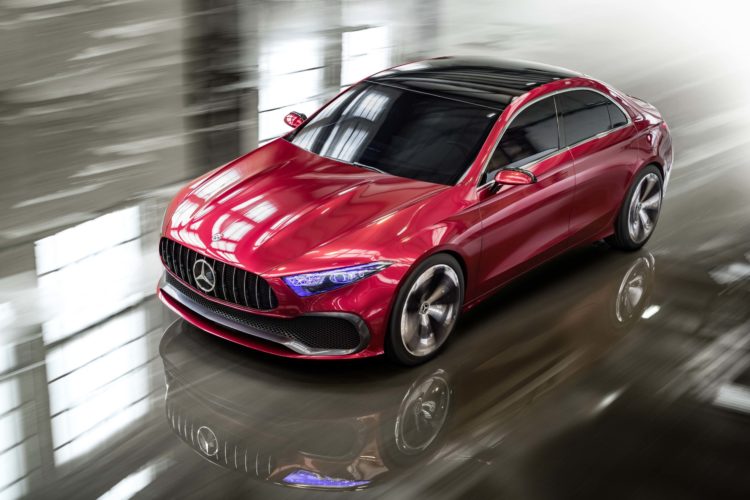 Mercedes Concept A Sedan to take on the BMW 1 Series Sedan