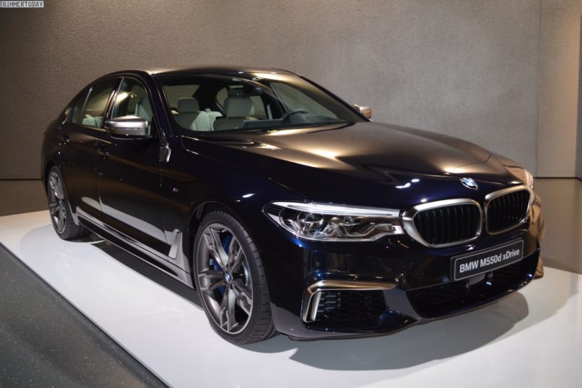 2017 BMW M550d: First pictures of the G30 with quad-turbo diesel
