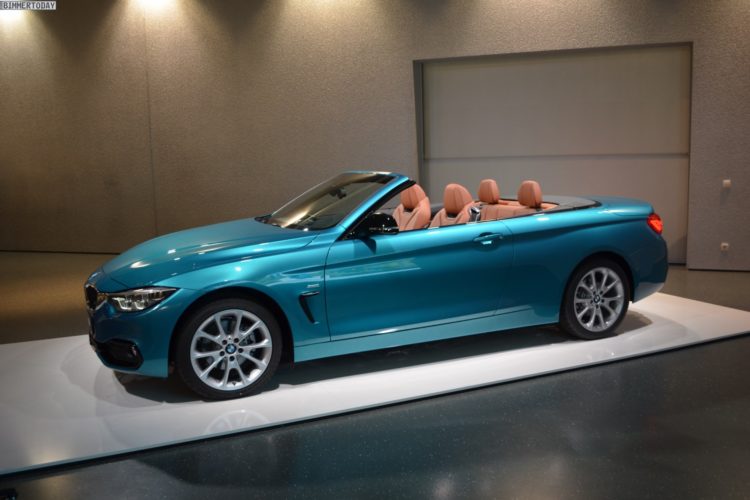 2017 BMW 4 Series Cabrio: 420d Facelift in Snapper Rocks Blue