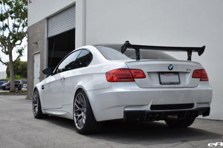 Mineral White BMW M3 Gets Lowered and Tastefully Modded