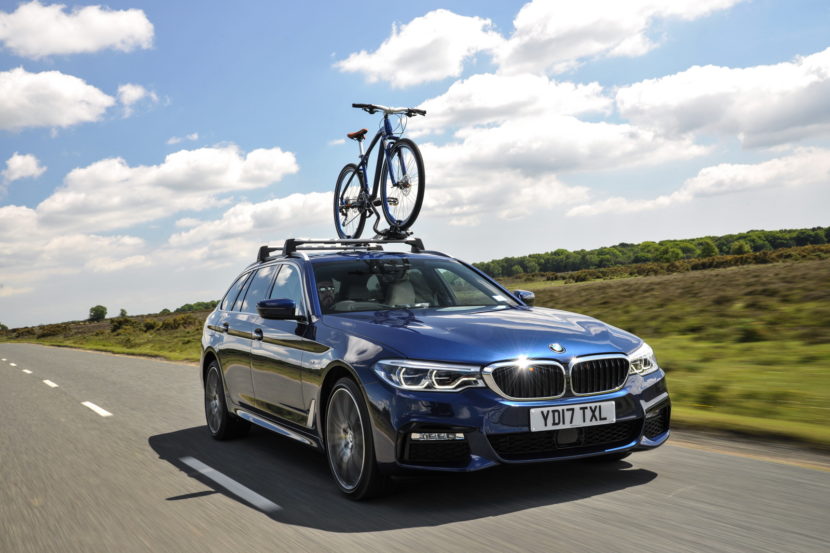 New 2017 BMW 5 Series Touring photos emerge from England