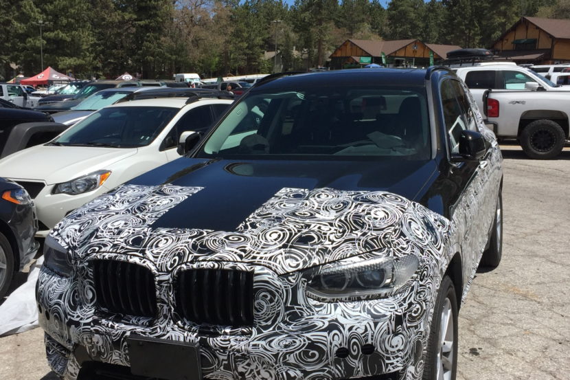 New BMW X3 shows more skin before its unveil