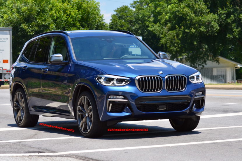 New BMW X3 M40i seen for the first time on the road