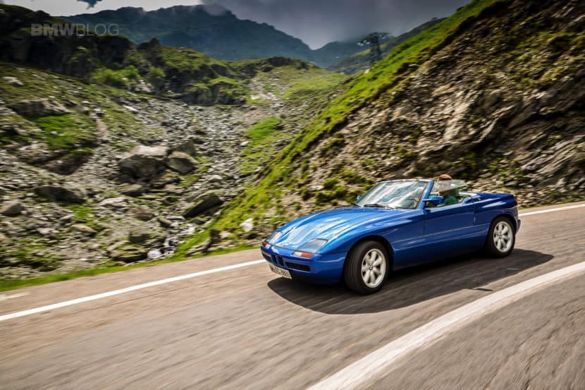 BMW Z1 goes for a ride in Transylvania