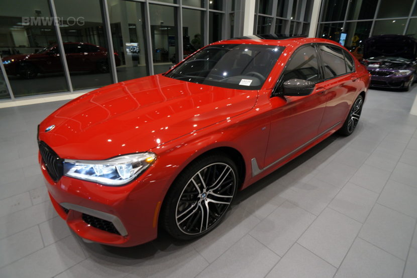 This Imola Red BMW M760Li looks stunning